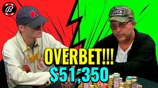 HUGE Overbet On The River Gets Snapcalled [upl. by Sherborn88]