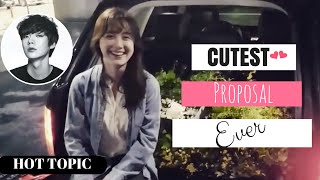 Ahn Jae Hyuns ROMANTIC Proposal Video to Koo Hye Sun  HOT TOPIC [upl. by Lebar]