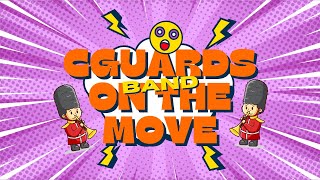 Guards band on the move guards guardservice movement guardsman band [upl. by Airakaz]