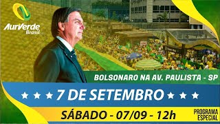 Transmissão ao vivo e na íntegra com o Presidente Bolsonaro na Avenida PaulistaSP  07092024 [upl. by Yelsgnik862]