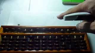 Division on Soroban Japanese Abacus [upl. by Limhaj]