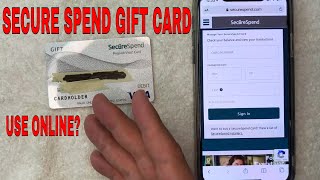 ✅ How To Use Secure Spend Prepaid Visa Gift Card Online 🔴 [upl. by Aiuqet]