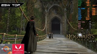 Hogwarts Legacy  AMD Ryzen 3 3200U Vega 3  8 GB RAM [upl. by Nazay]