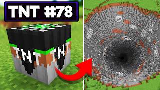 Testing 100 Illegal TNT in Minecraft [upl. by Ellevart]