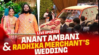 Anant Ambani amp Radhika Merchant’s Wedding LIVE  Mumbai LIVE  Celebration  Ambani Family Antilia [upl. by Rieger]