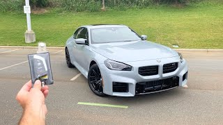 2025 BMW M2 Manual Start Up Exhaust Walkaround POV and Review 2024 Drive [upl. by Hebbe]