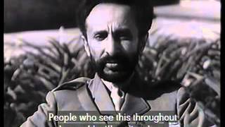 Emperor Haile Selassie I Speaks In English [upl. by Oivat]