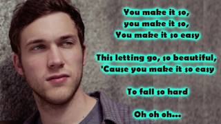 Phillip Phillips  So Easy Lyrics [upl. by Munafo545]