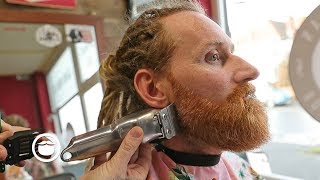 Master Barber Shows How to Shape Up Your Beard [upl. by Attenrev]