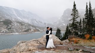 Emotional Elopement at Lake Isabelle Colorado  Elopement Videographer [upl. by Thirion]