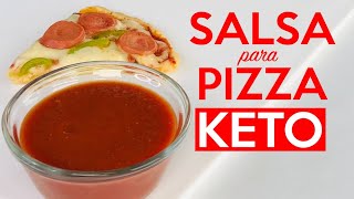 Cómo Hacer Salsa de para Pizza KETO 🍕 Recetas Bajas en Carbohidratos keto [upl. by Aelanej705]