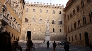 Monte dei Paschi rende omaggio al genio dellarchitetto Partini [upl. by Ahsercal977]