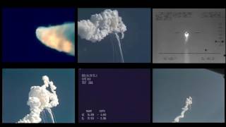 STS51L Challenger  Multi Angle Launch Footage [upl. by Llenrac71]