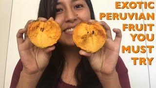 Exotic Peruvian Fruit You Must Try LUCUMA Vlog 11 [upl. by Enomsed]