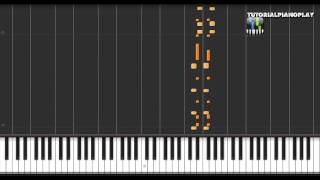 How to Play  Simona Molinari ft Peter Cincotti quotLa felicitàquot Tutorial Piano Tempo 50 [upl. by Aicilec41]