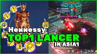 TOP1 GLOBAL LANCER TED IS BACK IN ASIA1  A1 TOBD4F  FF VS HOF  MIR4 [upl. by Enilorak932]