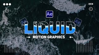 make liquid motion graphic in after effect [upl. by Lraed171]