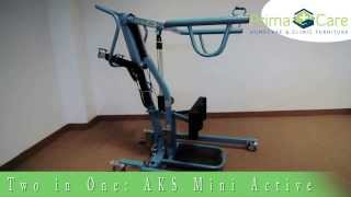 Patient Lifter  AKS Mini Foldy amp Mini Active How to use guide and accessories [upl. by Aikehs]