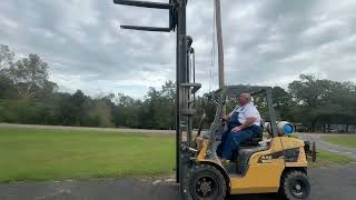 2007 CAT P6000 Forklift [upl. by Ellehcan]