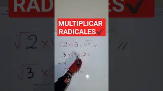 Multiplicación de radicales igual índice [upl. by Aryas]