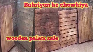 wooden palets Available bakriyon ke chowkiya location mallepally Lbhgoat [upl. by Nosyrb]