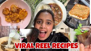 I ate VIRAL Reel recipes sent by my subscribers for 24 HOURS😱 worst cooking video ever [upl. by Ynaittirb]