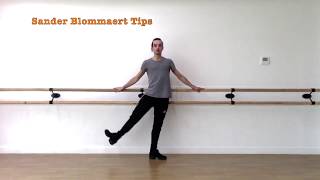 How to do Beats in ballet  ballet tips with Sander Blommaert [upl. by Arawaj]