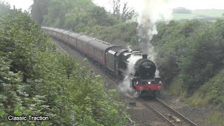 STEAM ON HEMERDON BANK LMS 45627 SIERRA LEONE CLIMBS HEMERDON BANK WITH THE ROYAL DUCHY 30723 [upl. by Corrinne]