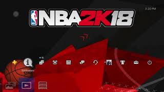 NBA 2K18 PreOrder Dynamic Theme PS4 [upl. by Eentruoc]