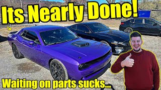 My Once Wrecked CLEAN TITLE Dodge Challenger IS REBUILT [upl. by Marcellus]