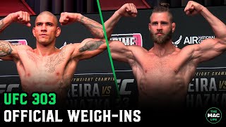 UFC 303 Official Weighins [upl. by Aicilegna]