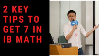 2 KEY TIPS FOR LEVEL 7 IN IB MATH [upl. by Pincince]