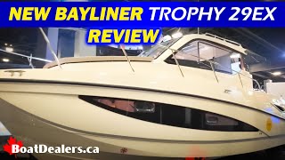 NEW Bayliner Trophy 29EX walkthrough [upl. by Niriam559]