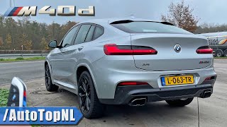 BMW X4 G02 M40d  REVIEW on AUTOBAHN by AutoTopNL [upl. by Rexanne416]