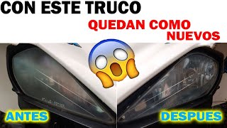 como PULIR FAROS del CARRO en CASA FÁCIL [upl. by Tarryn]