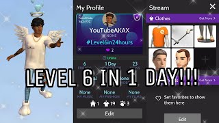 Level 6 in 1 day in Avakin Life no buying or gifting no hacks no mods [upl. by Hardy308]