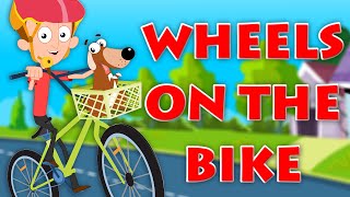 Wheels On The Bicycle  Original Nursery Rhymes  Baby Songs  Kids Videos  kids tv [upl. by Jacquenette627]