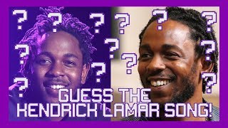 Guess The Kendrick Lamar Song [upl. by Eul]