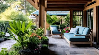 Summer Porch Retreat Transform Your Small Space with Stylish Indoor Garden amp Front Yard Design 2024 [upl. by Dolley]