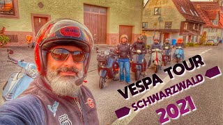 Schwarzwald Vespa GTS Tour August 2021  rusty helmets on tour [upl. by Bork33]