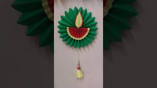 Beautiful wall hanging craft 💡 viralshort trending diwali [upl. by Ahsi661]