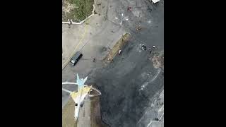 Drone footage  Rocket attack on Vinnitsa Ukraine [upl. by Radec470]