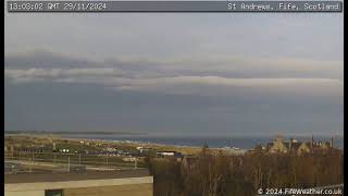 29 November 2024  St Andrews WeatherCam Timelapse [upl. by Anett]