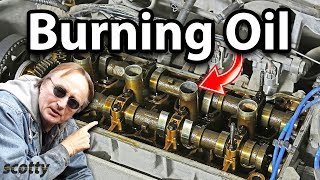 How to Fix a Car Engine that Burns Oil for 10 Bucks [upl. by Nifares]