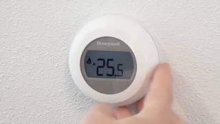 Round Modulation installatiemenu  Honeywell Home [upl. by Summers]