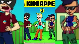 🕵️‍♂️ Who is the Kidnapper Solve the Riddle Shorts Riddles Quiz Enigmas Genius Gaming [upl. by Imhskal]