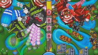 BTD Battles  Moab Pit  Extreme Arena Late Game [upl. by Enerahs]