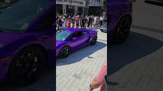 Lamborghini traffic at concorso Italiano Tuscan village salem nh car show [upl. by Ennaylloh]