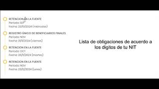 Consulta de obligaciones y los vencimientos [upl. by Ambrosine]