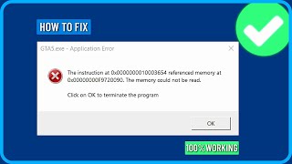 How to Fix the Instruction at 0x00000 Referenced Memory at 0x00000 The Memory Could Not Be Read [upl. by Lisle]